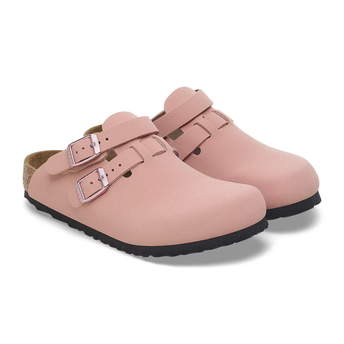 Birkenstock Enfant Kay Kids Birko-Flor Nubuck - Pink Clay