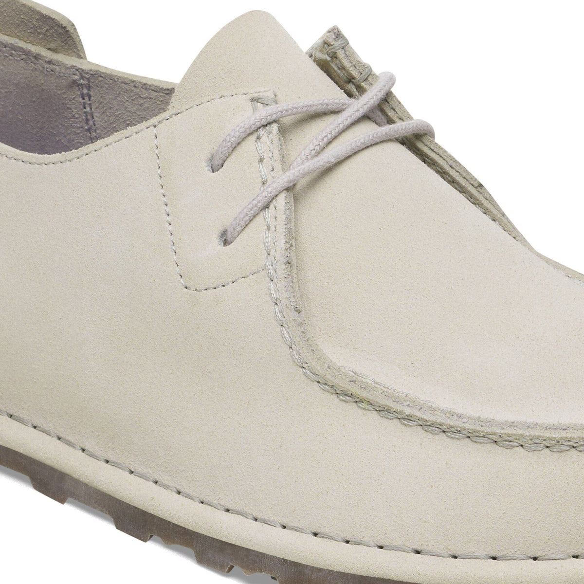 Birkenstock Élégante Utti Lace Suède - Antique White