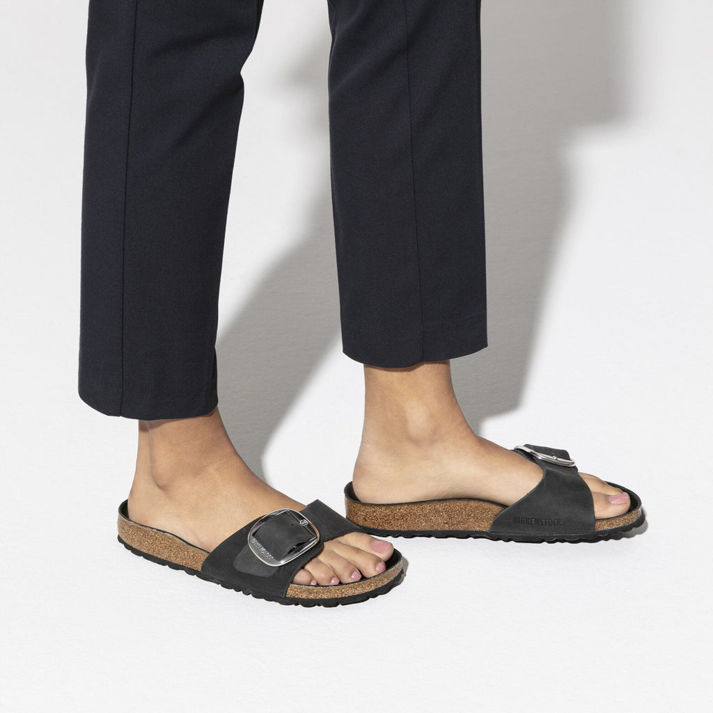 Birkenstock Raffinée Madrid Big Buckle Cuir huilé - Black