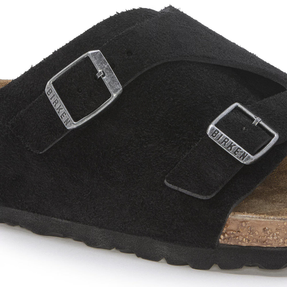 Birkenstock Élégante Zürich Suède - Black