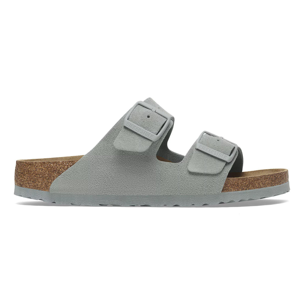 Birkenstock Élégante Arizona Suède - Pure Sage