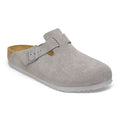 Birkenstock Élégante Boston Suède - Stone Coin