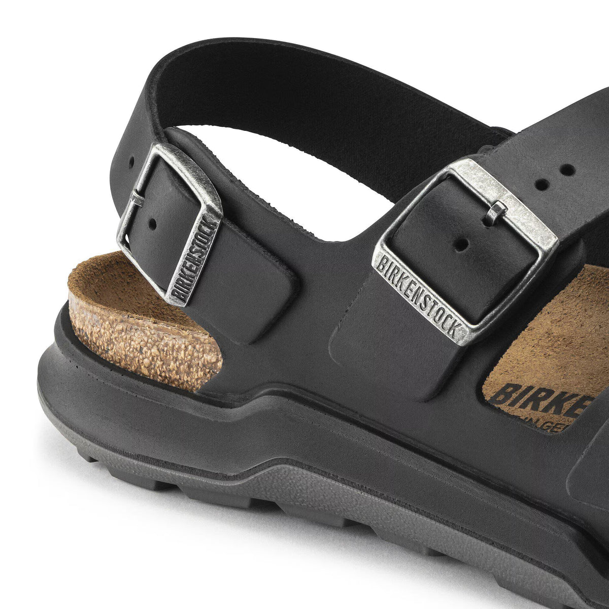Birkenstock Raffinée Milano Crosstown homme Cuir huilé - Black