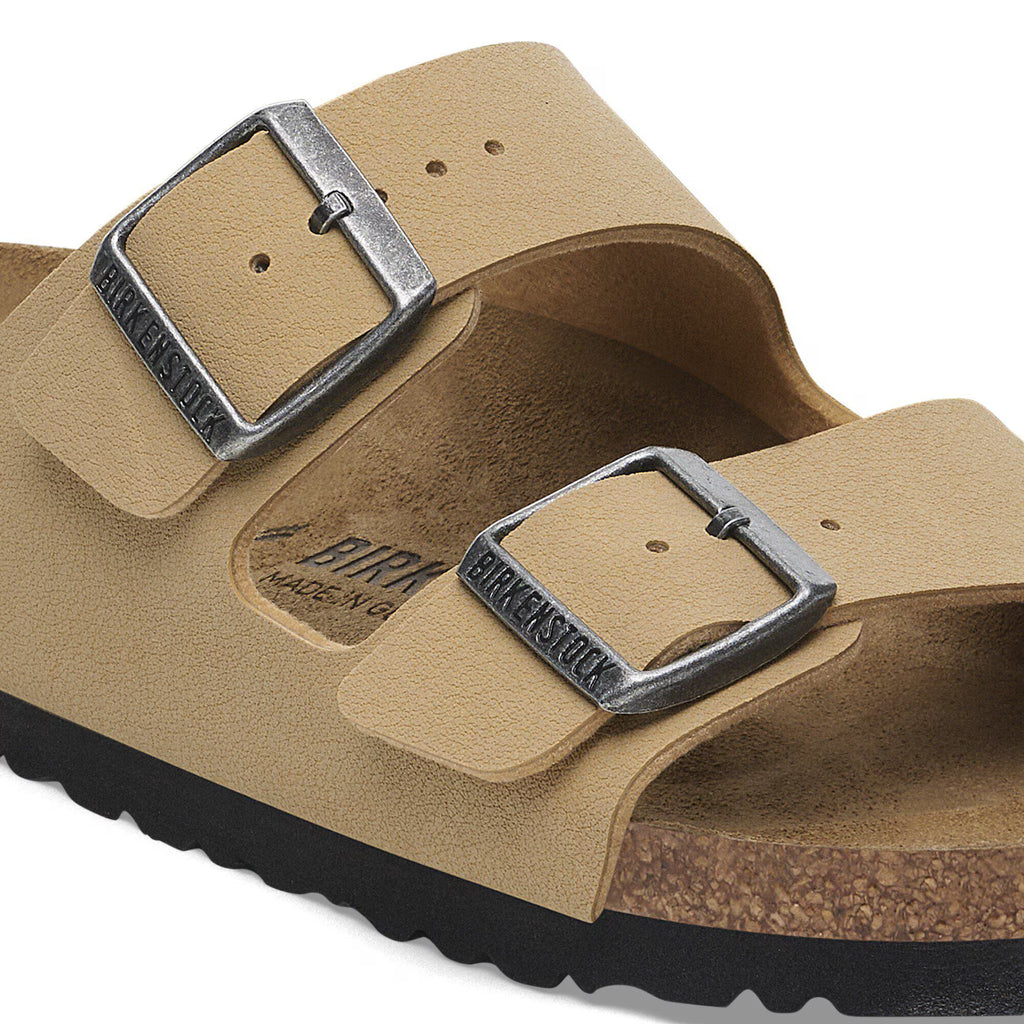 Birkenstock Iconique Arizona Birko-Flor Nubuck - Latte Cream