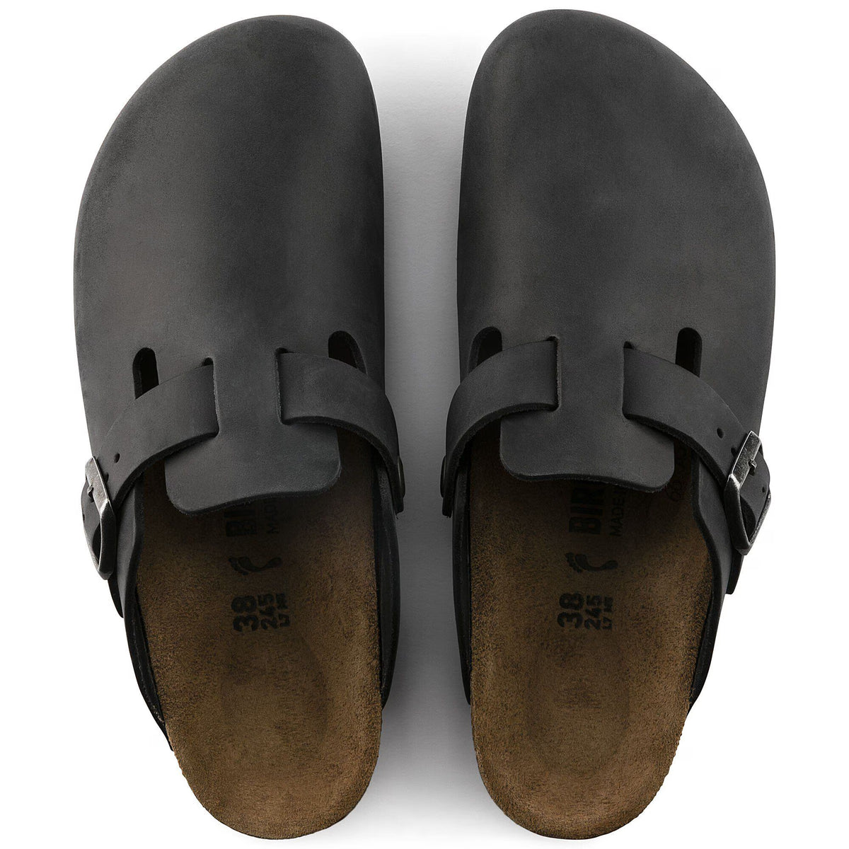 Birkenstock Raffinée Boston Cuir huilé - Black