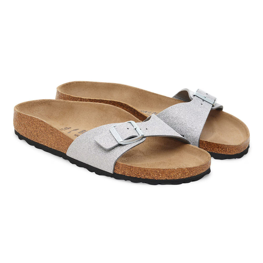 Birkenstock Iconique Madrid Synthétique - Shiny Glitter Silver