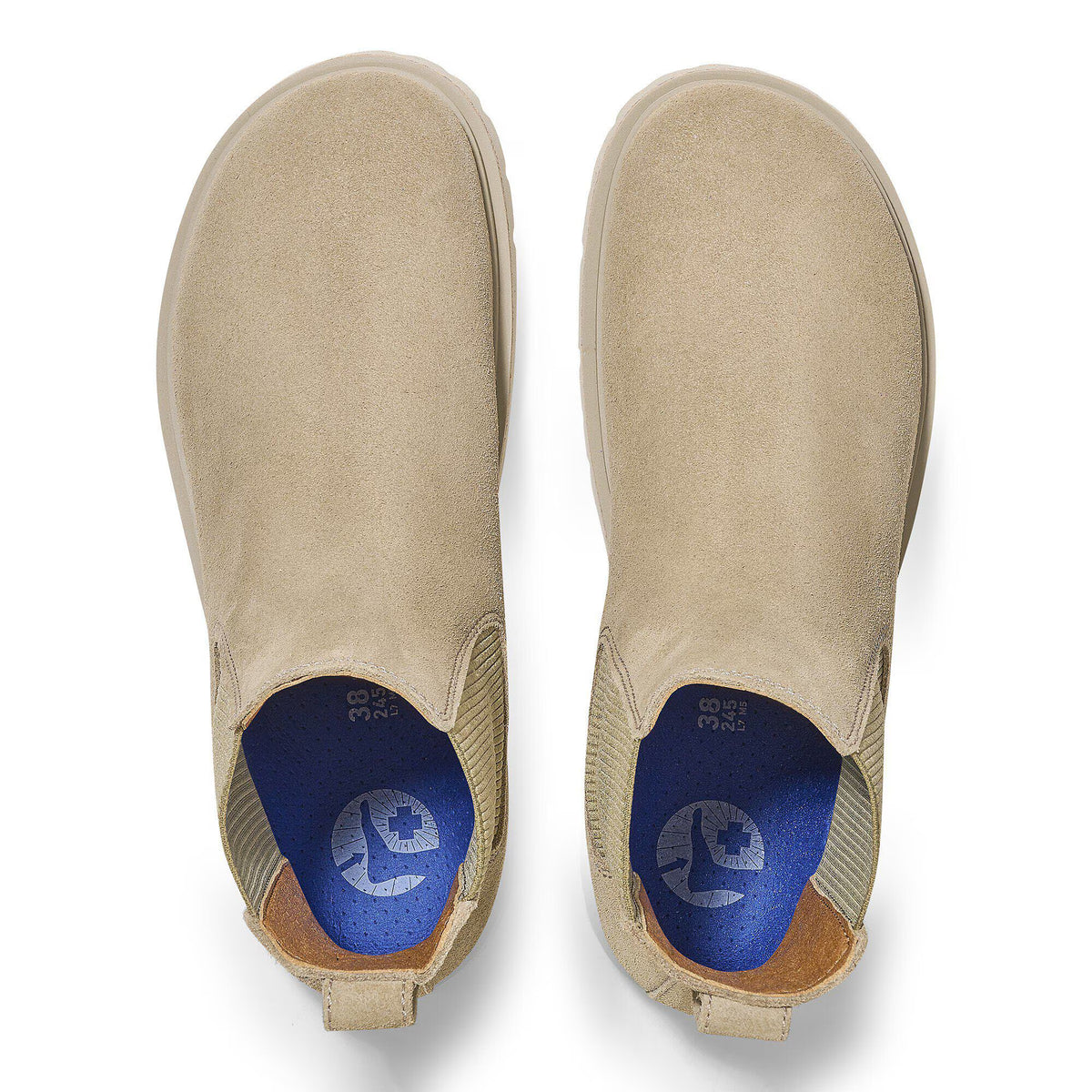 Birkenstock Élégante Highwood Slip On Women Suède - Taupe