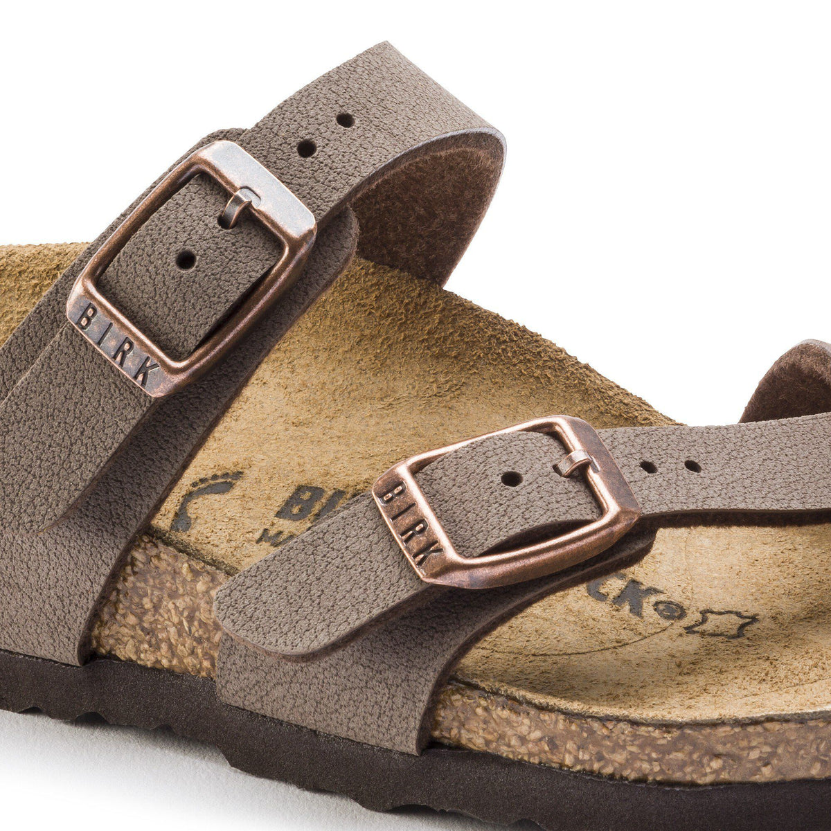 Birkenstock Enfant Mayari Kids Birko-Flor Nubuck - Mocha