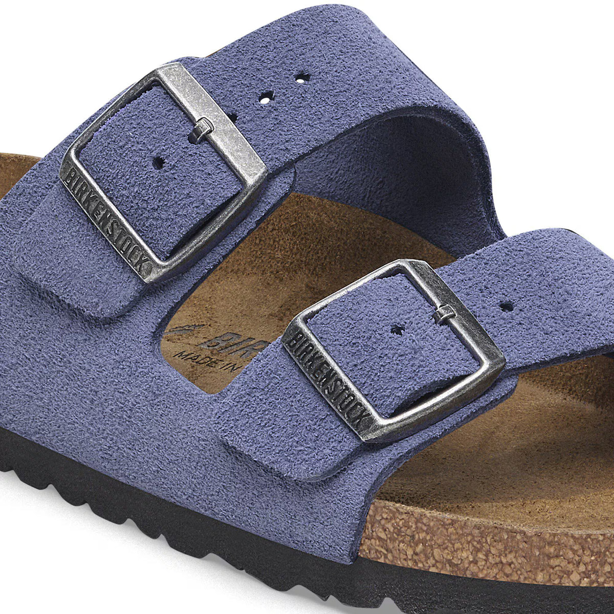 Birkenstock Élégante Arizona Suède - Purple Dusk