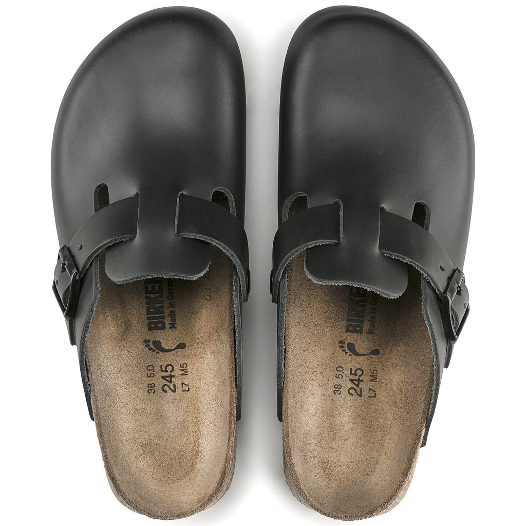 Birkenstock Raffinée Boston Super Grip Cuir naturel - Black