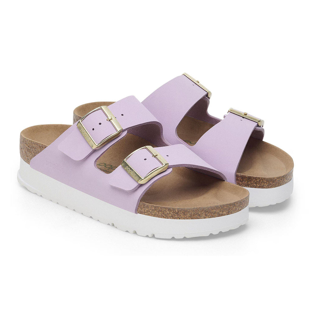 Birkenstock Iconique Arizona Flex Platform Birko-Flor Nubuck - Crocus
