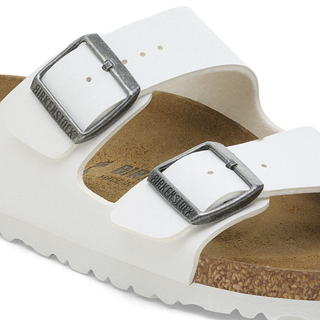 Birkenstock Iconique Arizona Birko-Flor - White