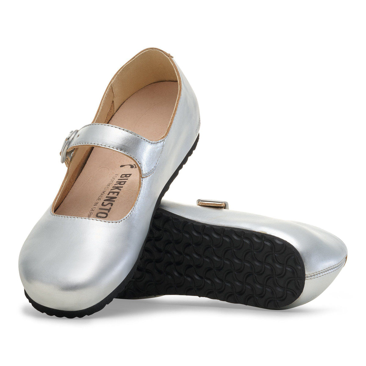 Birkenstock Raffinée Santa Clarita Cuir naturel - Silver