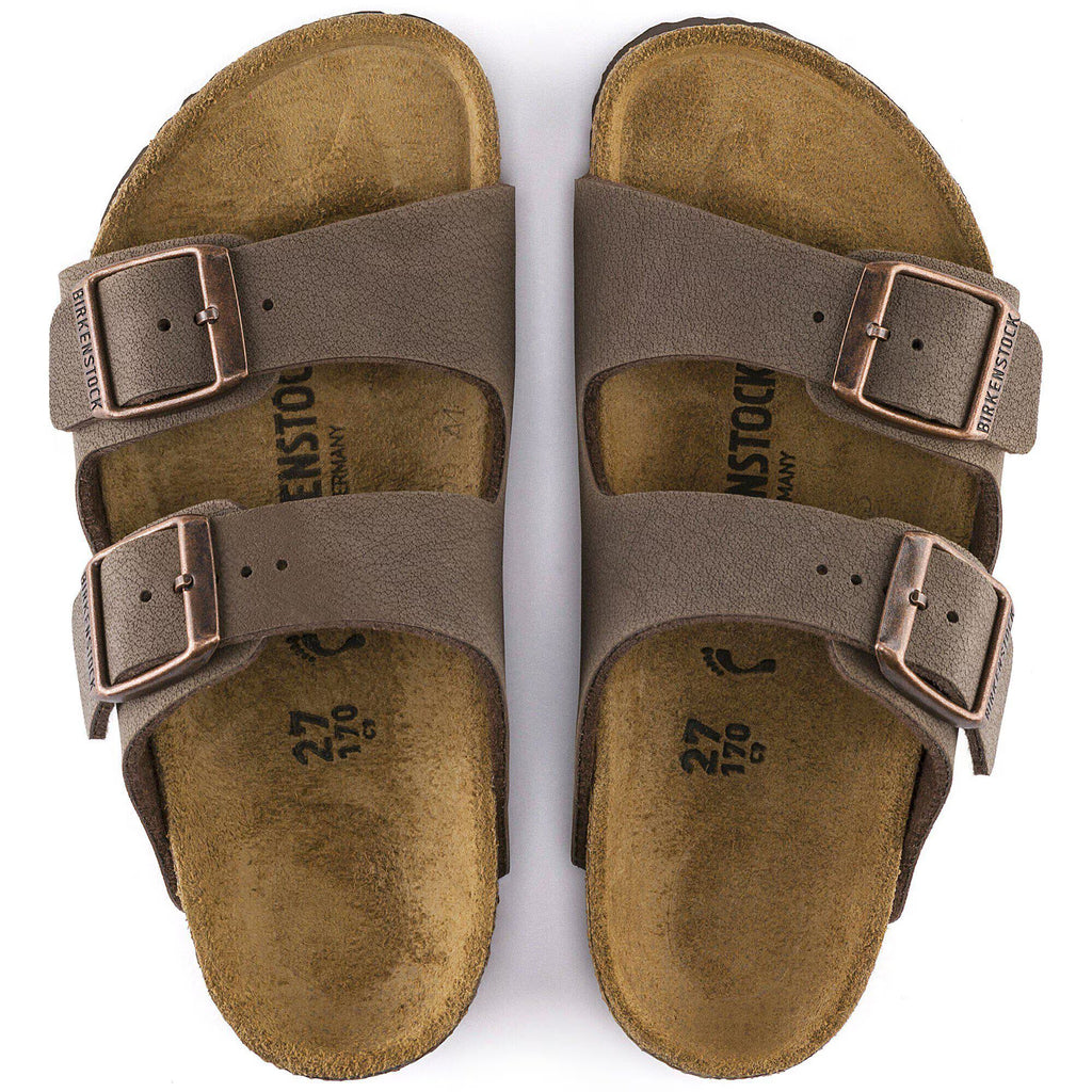 Birkenstock Enfant Arizona Kids Birko-Flor Nubuck - Mocha