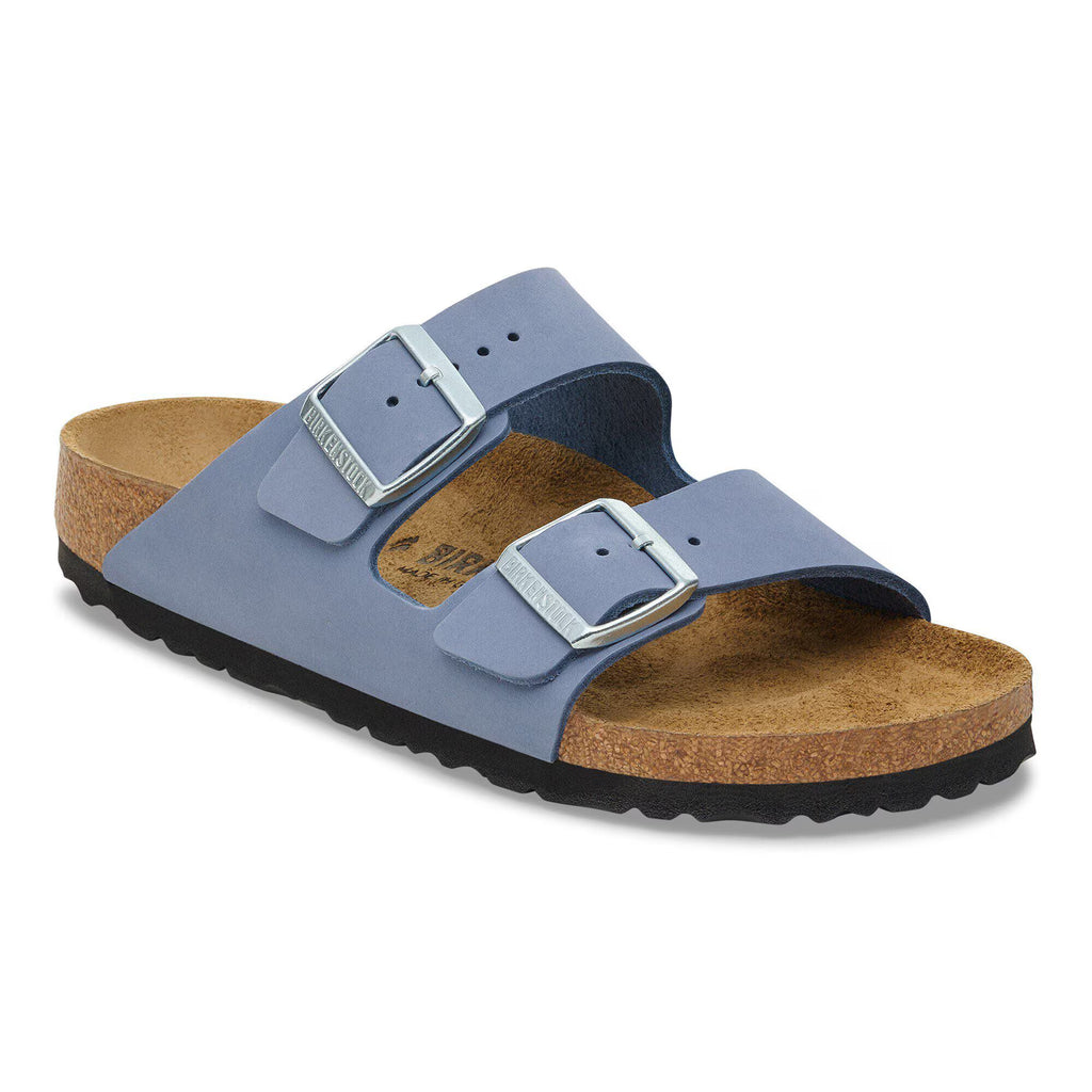 Birkenstock Raffinée Arizona Cuir nubuck - Stone Blue