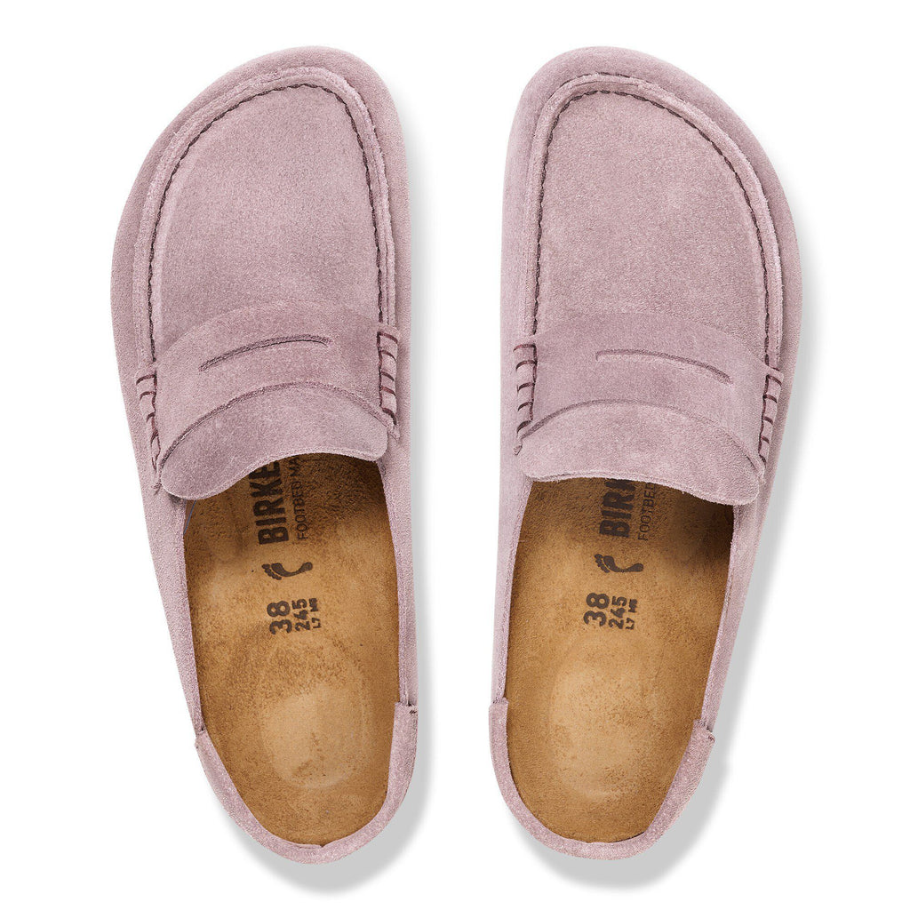 Birkenstock Élégante Naples Wrapped Suède - Faded Purple