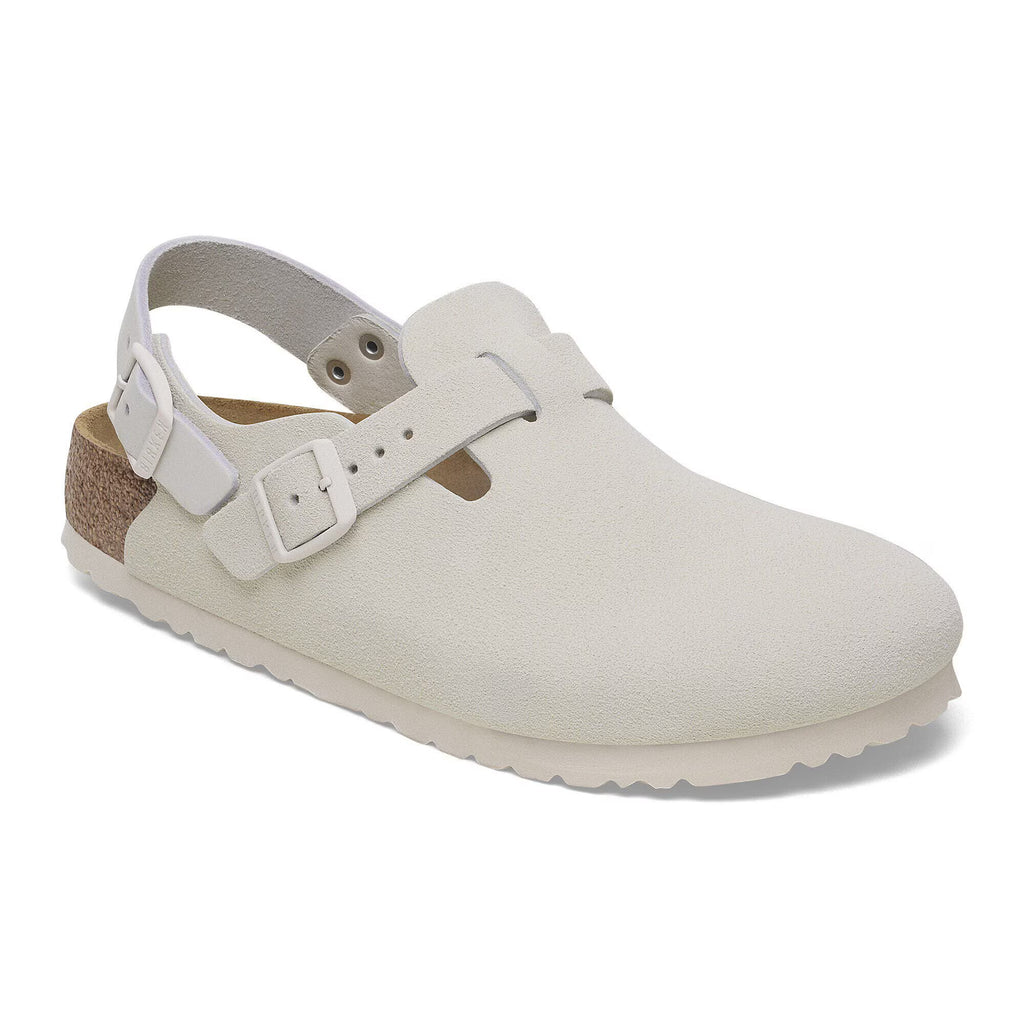 Birkenstock Élégante Tokio Suède - Antique White