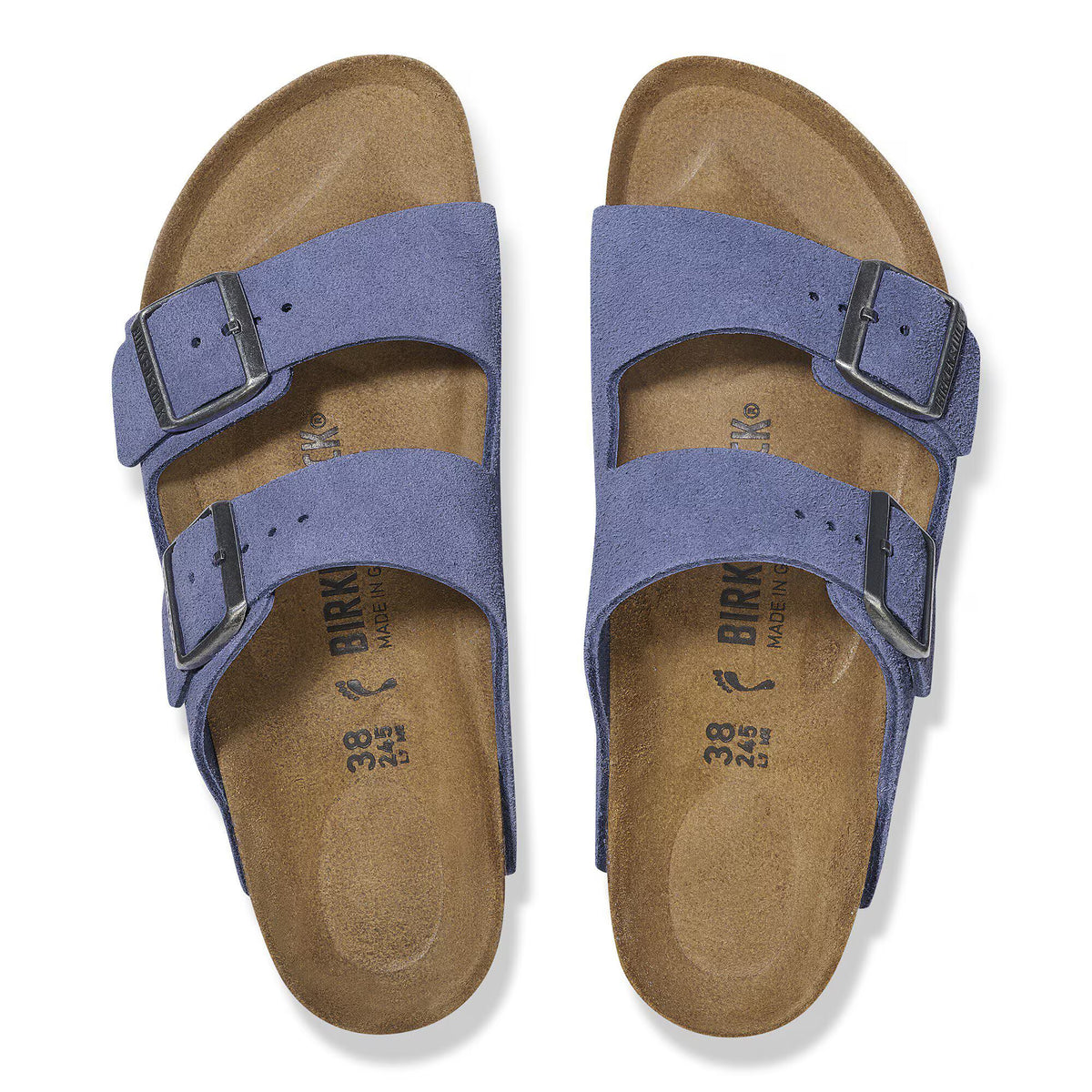 Birkenstock Élégante Arizona Suède - Purple Dusk