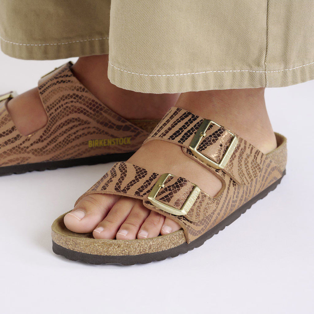 Birkenstock Iconique Arizona Synthétique - Zebra Pecan