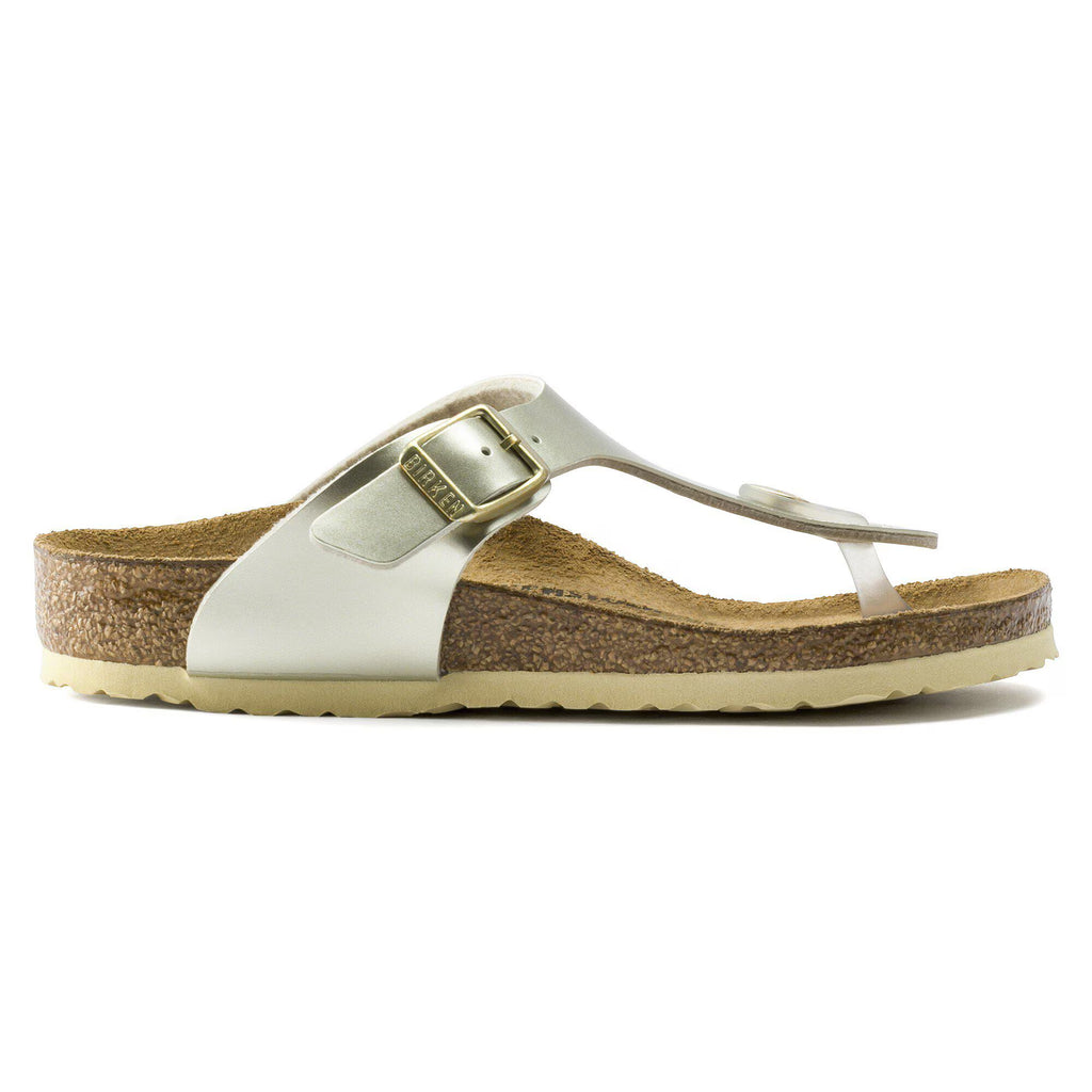 Birkenstock Enfant Gizeh Kids Birko-Flor - Electric Metallic Gold