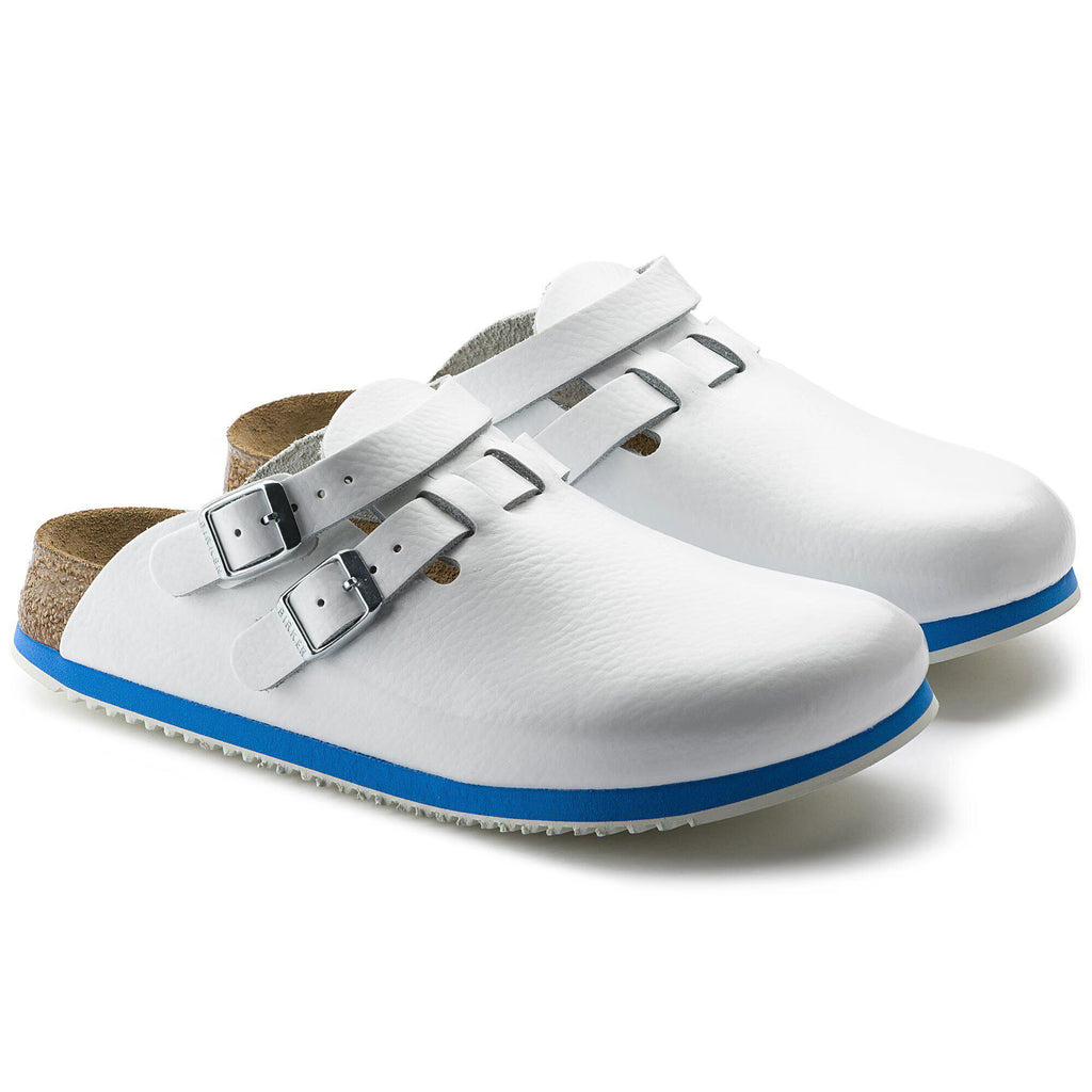 Birkenstock Raffinée Kay SL Lit de pied souple Cuir naturel - White