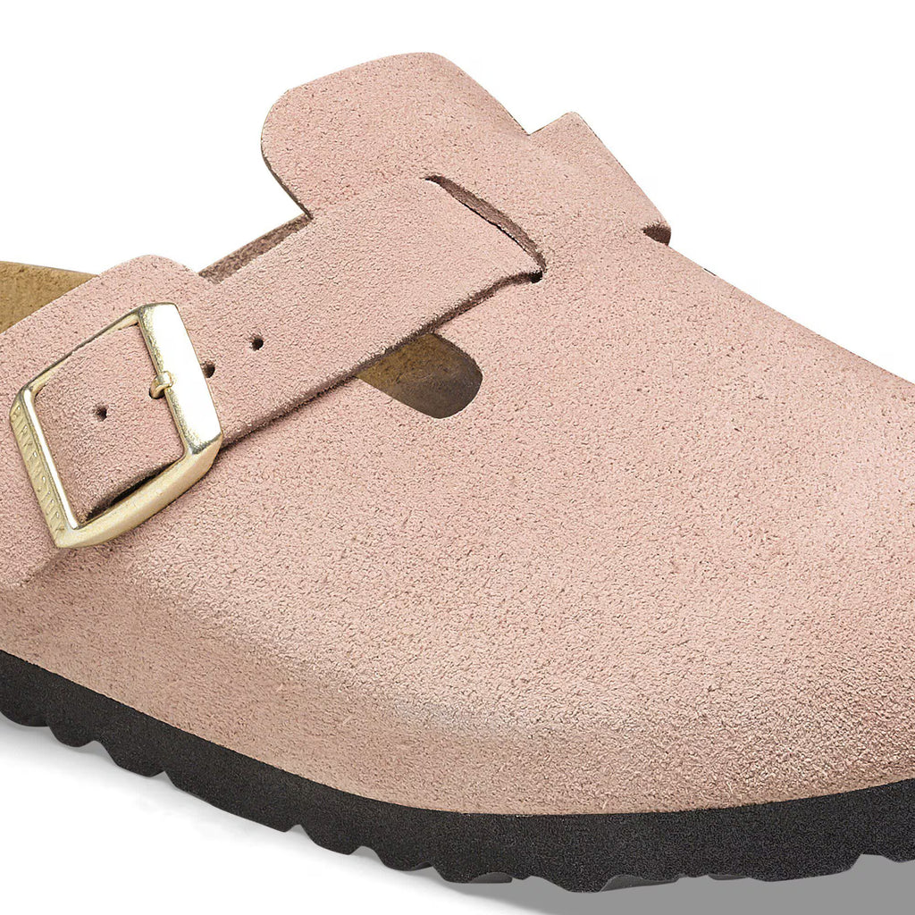 Birkenstock Élégante Boston Suède - Light Rose