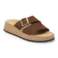 Birkenstock Raffinée Almina Cuir nubuck - Thé noir
