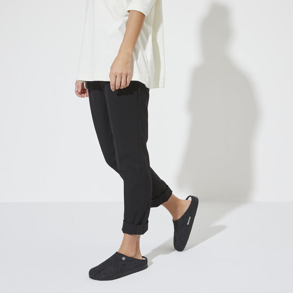 Birkenstock Iconique Zermatt en fourrure d'agneau Feutre de laine - Anthracite
