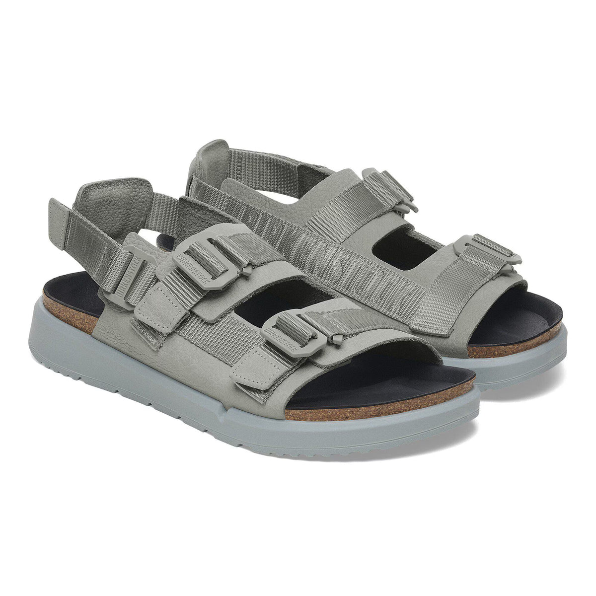 Birkenstock Raffinée Shinjuku Cuir naturel/Textile - Pure Sage