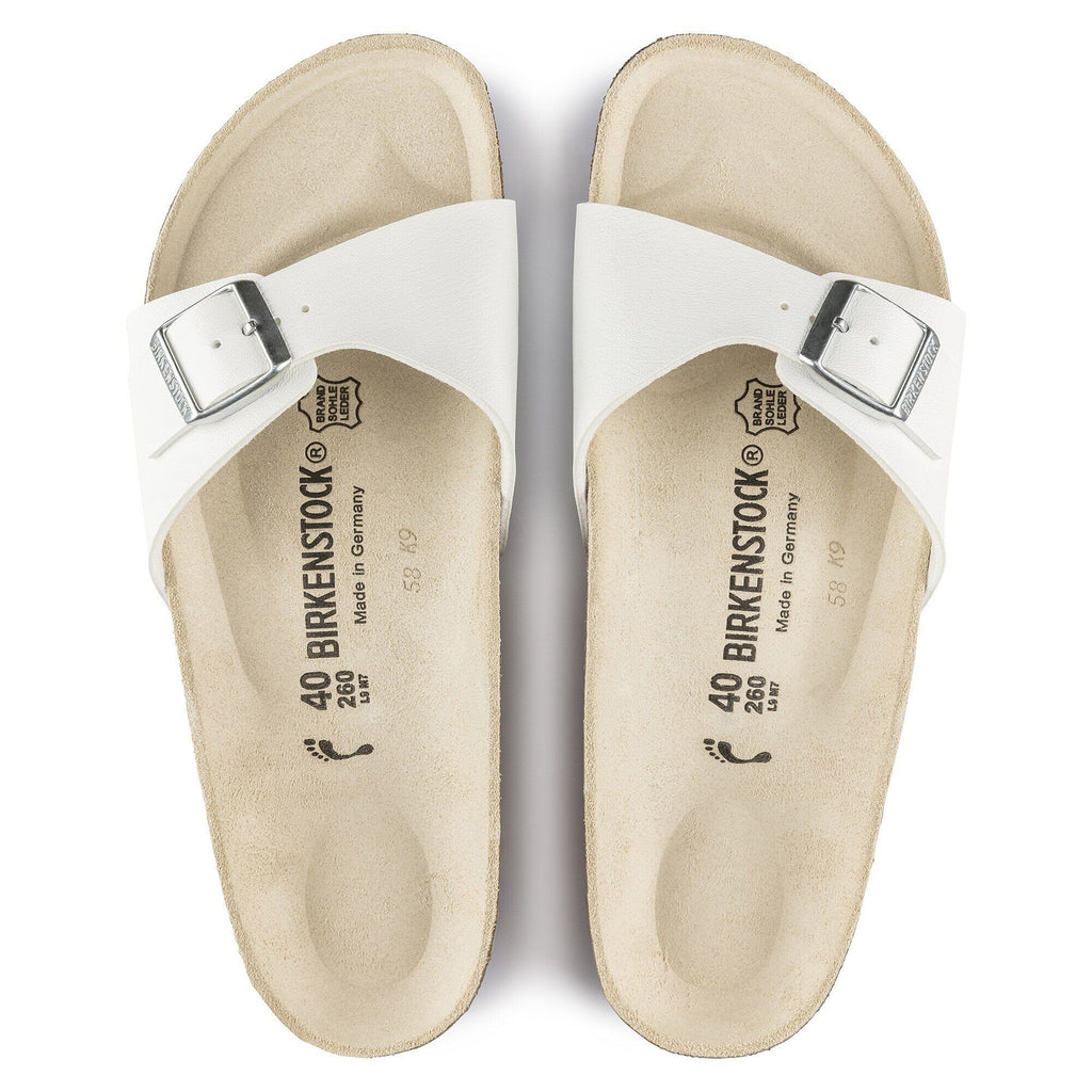 Birkenstock Iconique Madrid Birko-Flor - White