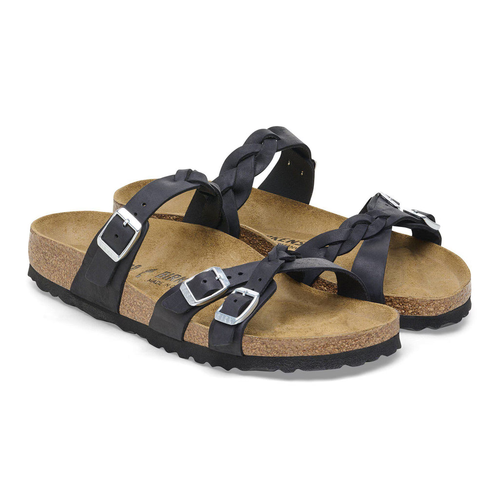 Birkenstock Raffinée Franca Braided Cuir huilé - Black