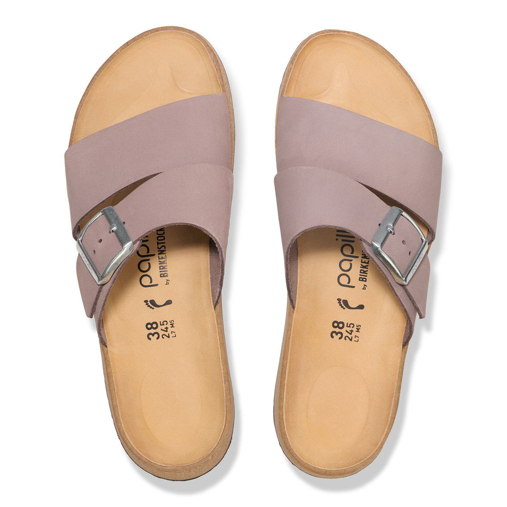 Birkenstock Raffinée Almina Cuir nubuck - Faded Purple