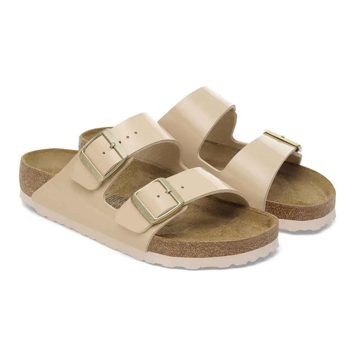 Birkenstock Iconique Arizona Birko-Flor verni - Sand