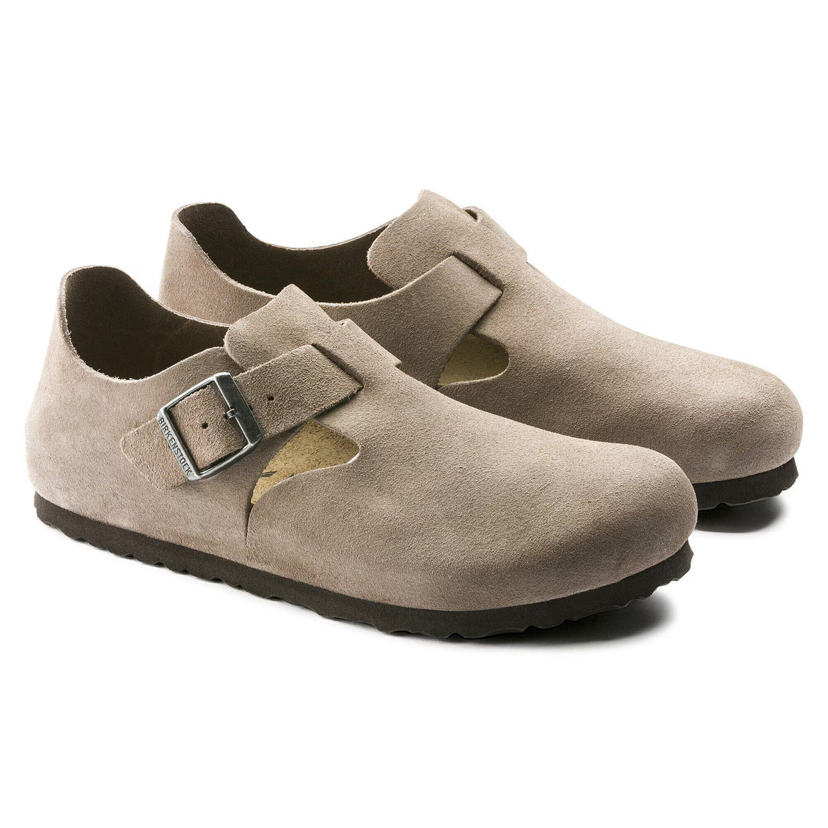 Birkenstock Élégante London Suède - Taupe