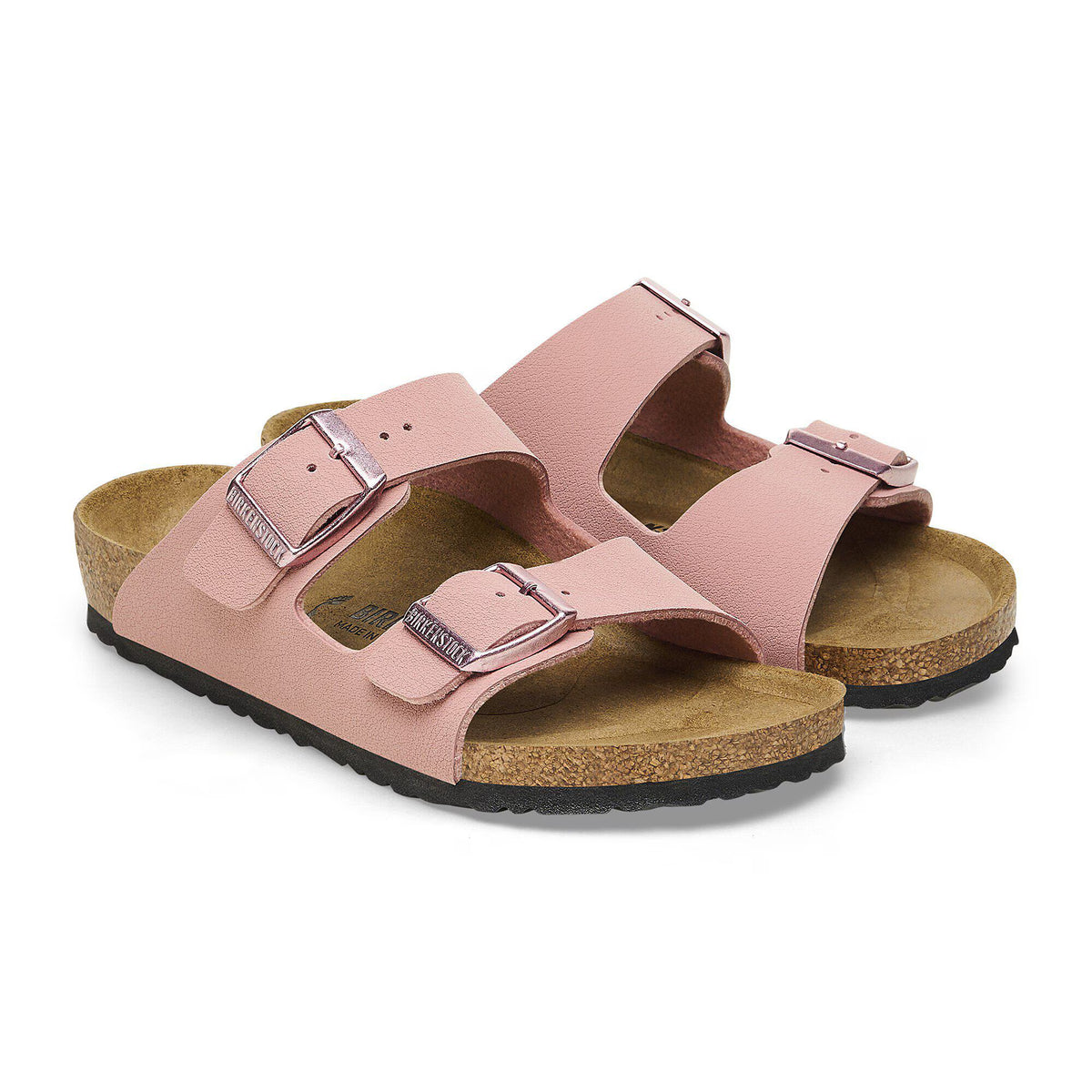 Birkenstock Enfant Arizona Kids Birko-Flor Nubuck - Pink Clay