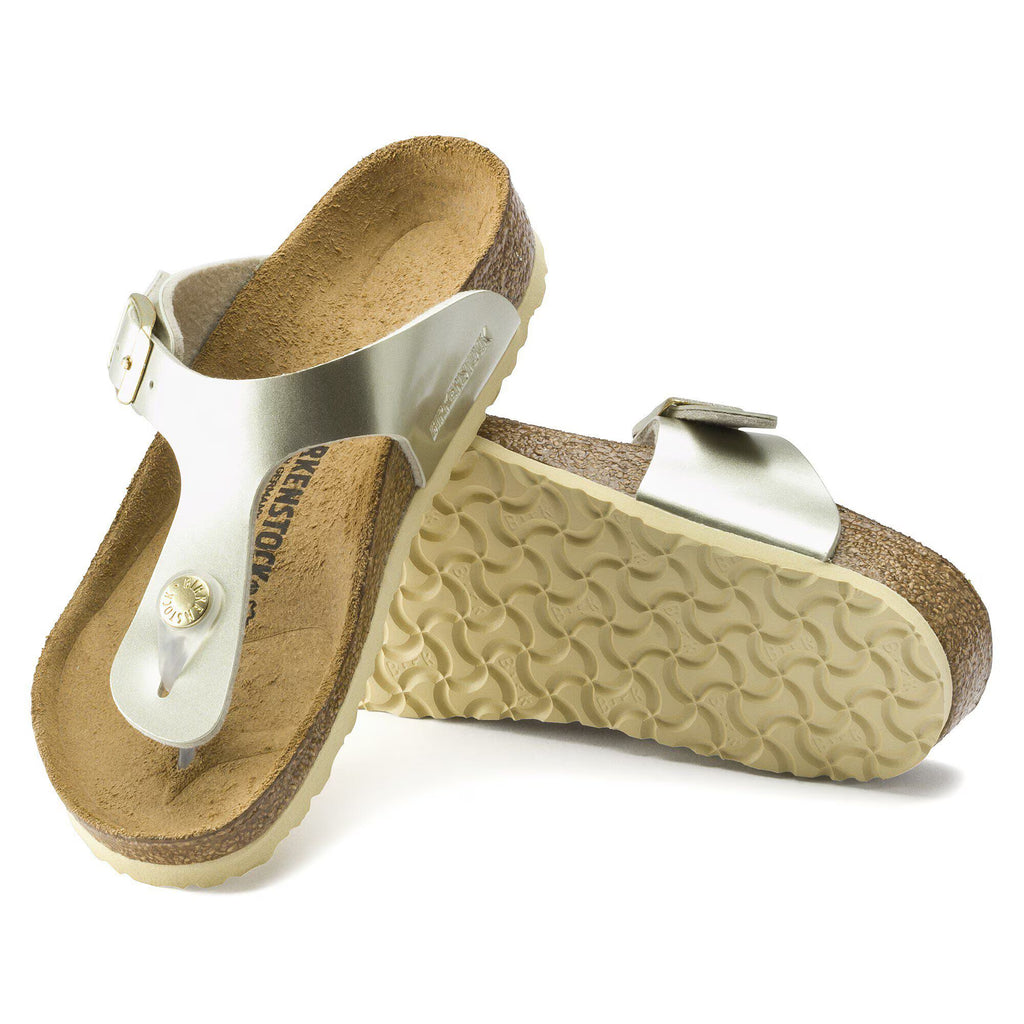 Birkenstock Enfant Gizeh Kids Birko-Flor - Electric Metallic Gold