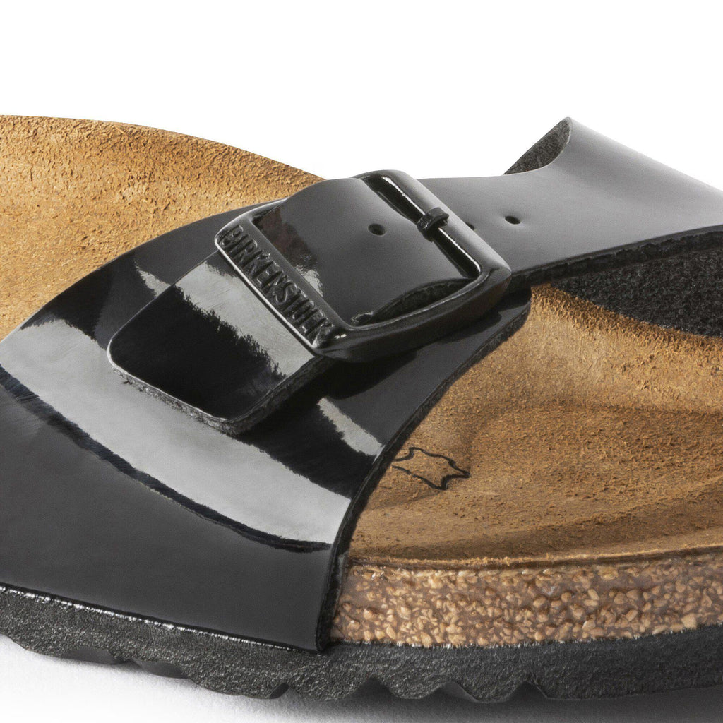 Birkenstock Iconique Madrid Birko-Flor verni - Black Patent