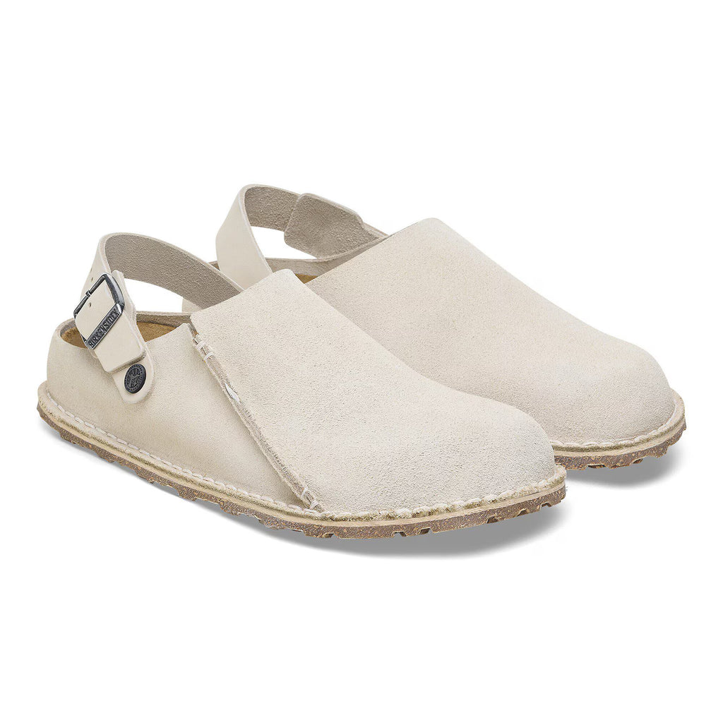 Birkenstock Élégante Lutry Premium Suède - Eggshell