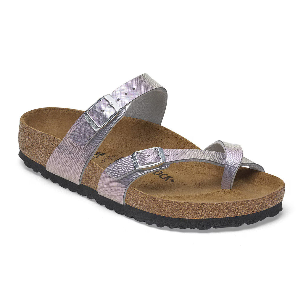 Birkenstock Iconique Mayari Birko-Flor estampé - Saffiano Iridescent Viola