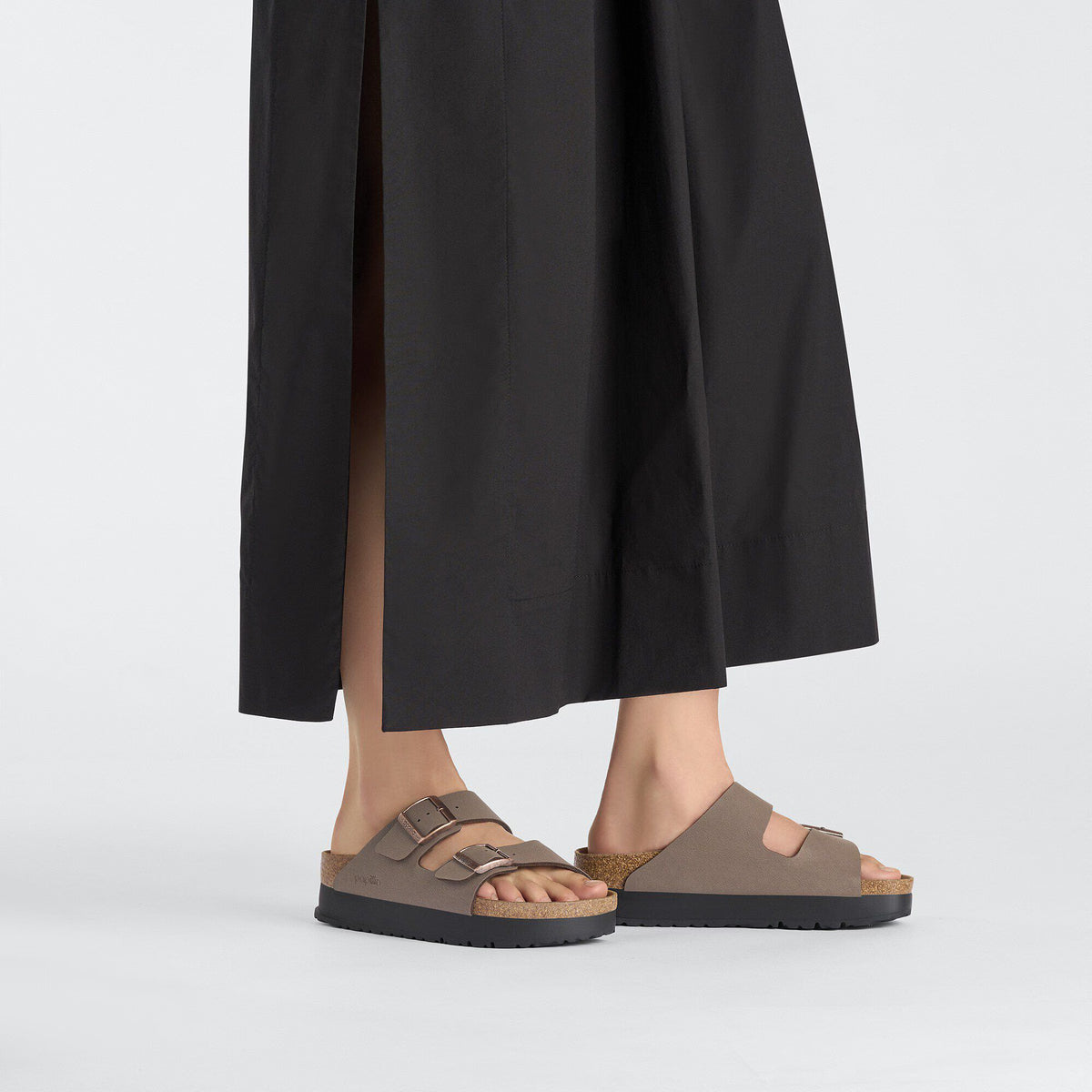 Birkenstock Iconique Arizona PAP Flex Platform Birko-Flor - Mocha