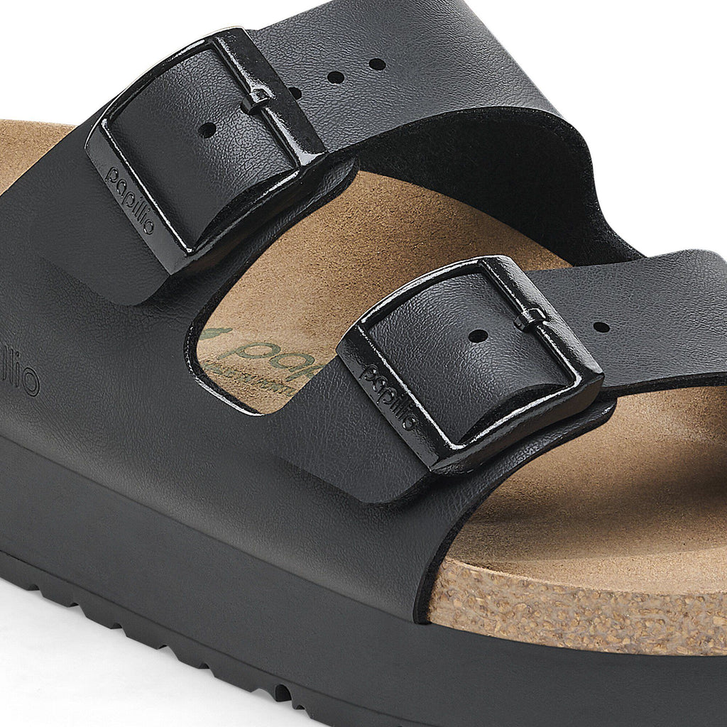 Birkenstock Iconique Arizona PAP Flex Platform Birko-Flor - Black