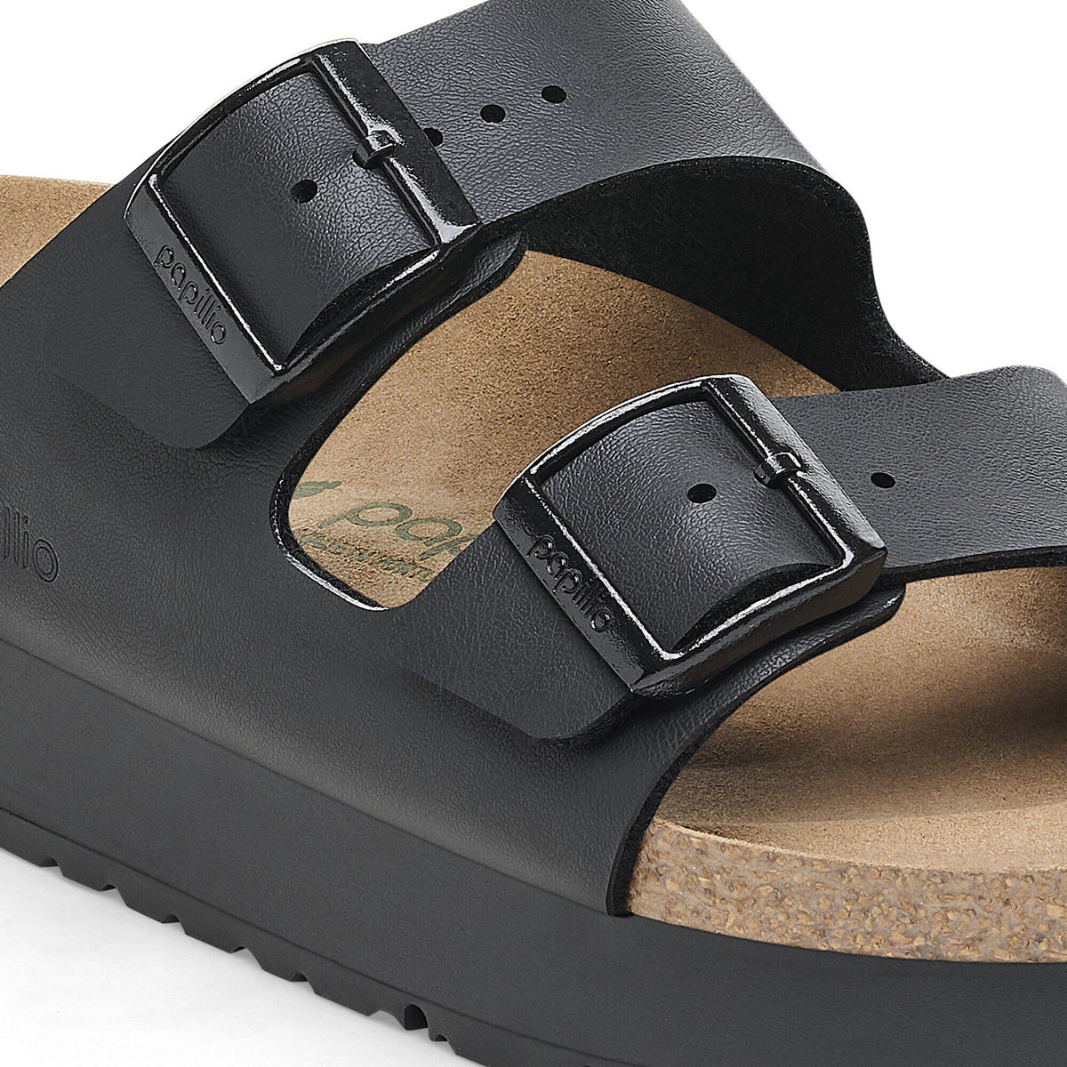 Birkenstock Iconique Arizona PAP Flex Platform Birko-Flor - Black