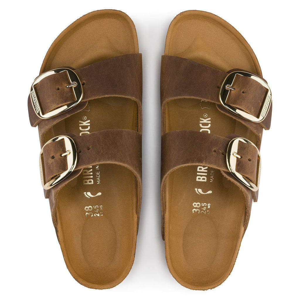 Birkenstock Raffinée Arizona Big Buckle Cuir huilé - Cognac