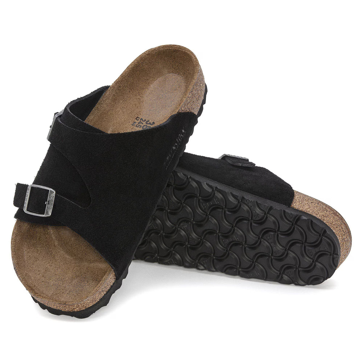Birkenstock Élégante Zürich Suède - Black