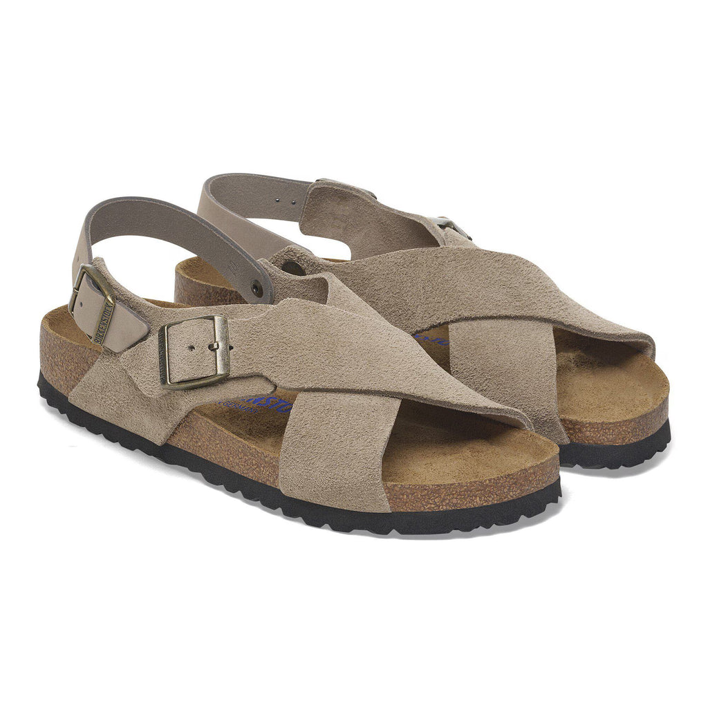Birkenstock Élégante Tulum Soft Footbed Suède nubuck - Taupe
