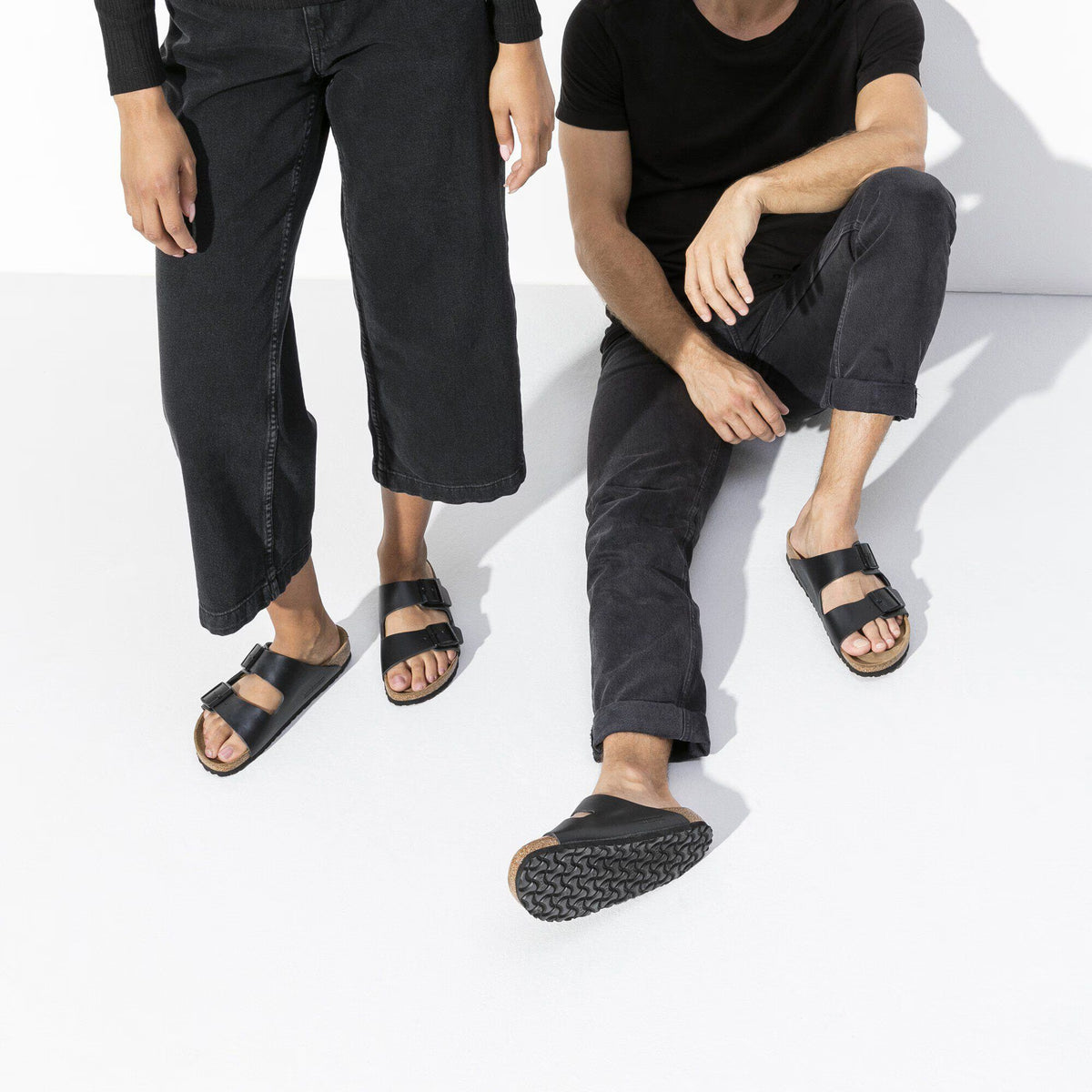 Birkenstock Raffinée Arizona Cuir naturel - Black