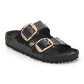 Birkenstock Raffinée Arizona Big Buckle Cuir naturel verni - Noir très brillant