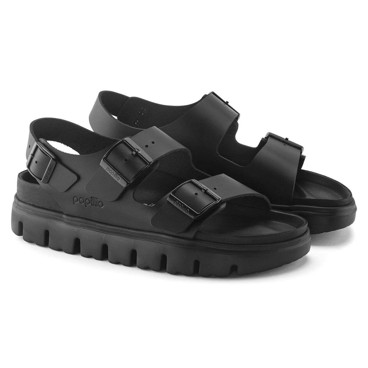 Birkenstock Raffinée Milano Chunky Cuir naturel - Black