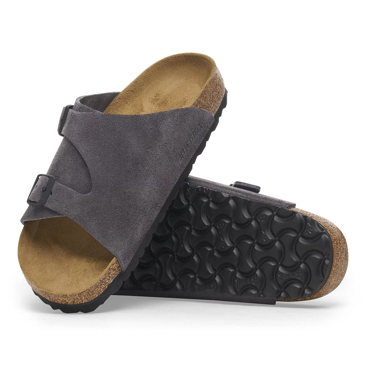 Birkenstock Élégante Zürich Suède - Velvet grey