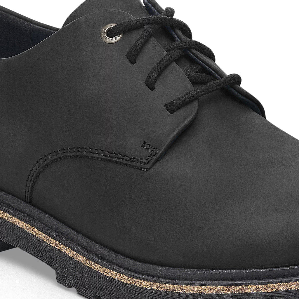 Birkenstock Raffinée Highwood Lace Low Cuir huilé - Black